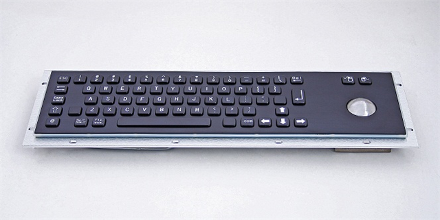Inputel Stainless Steel Keyboard + Trackball  KB001 ~ USB Inputel — view 2