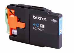 Brother LC77XLC Cyan High Yield Ink Cartridge Brother — view 2
