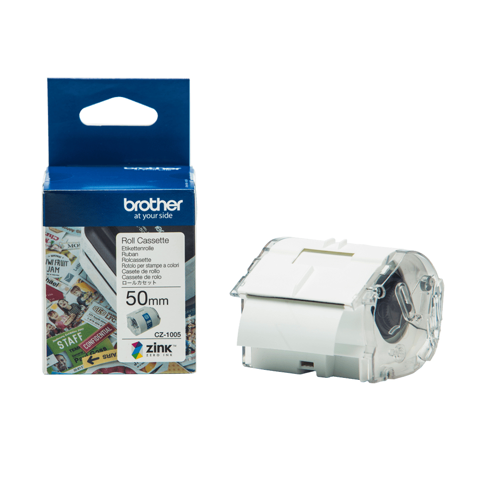 Brother CZ-1005 50mm Printable Roll Cassette Brother — view 2
