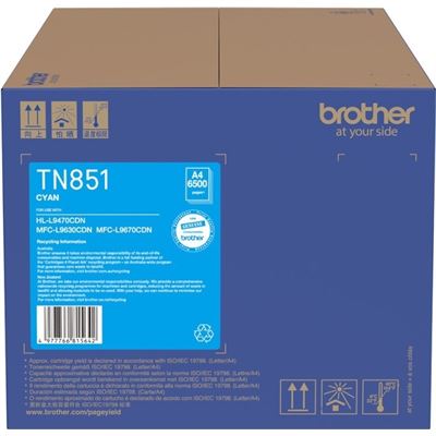 Brother TN851C Cyan Standard Toner Brother — view 2