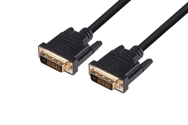 Dynamix DVI-D (M) to DVI-D (M) Dual Link 2m Monitor Cable Unspecified — view 2