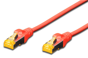 Digitus S-FTP CAT6A Patch Lead - 1M Red Digitus — view 2