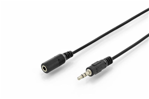 Digitus 3.5mm (M) to 3.5mm (F) 1.5m Stereo Audio Extension Cable Digitus — view 2