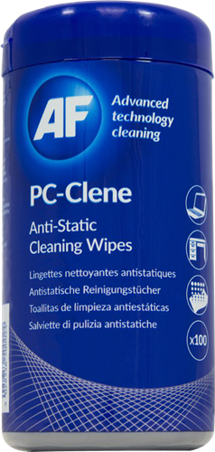 AF PC-Clene Anti-Static PC Wipes Tub - 100 AF — view 2