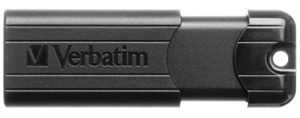 Verbatim Store n go Pinstripe USB 3.0 64GB Drive (Black) Verbatim — view 2