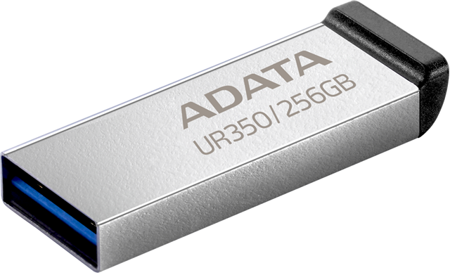 ADATA UR350 USB3.2 256GB Flash Drive Nickel/Black Adata — view 2