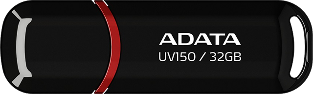 ADATA UV150 Dashdrive USB 3.2 32GB Black/Red Flash Drive Adata — view 2