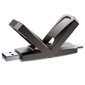 Netac US5 USB3.2 Type-A + Type-C External SSD 512GB Netac — view 2