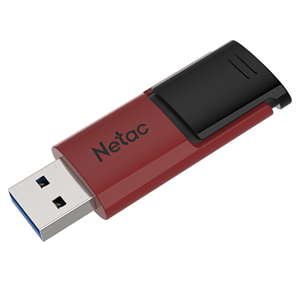 Netac U182 USB3 Flash Drive 64GB UFD Retractable Red/Black Netac — view 2