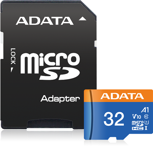 ADATA Premier microSDHC UHS-I A1 V10 Card with Adapter 32GB Adata — view 2