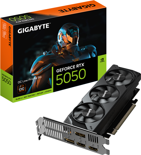 Gigabyte GV-N5050OC-8GL RTX5050 Low Profile 8G Graphics Card Gigabyte — view 2