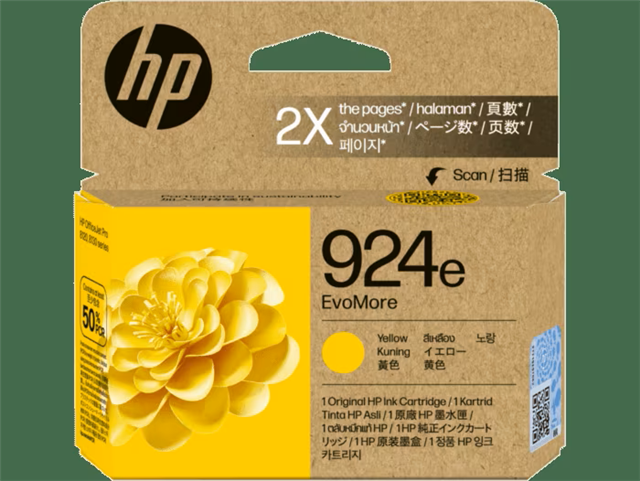 HP 924e EvoMore Yellow Original Ink Cartridge HP — view 2