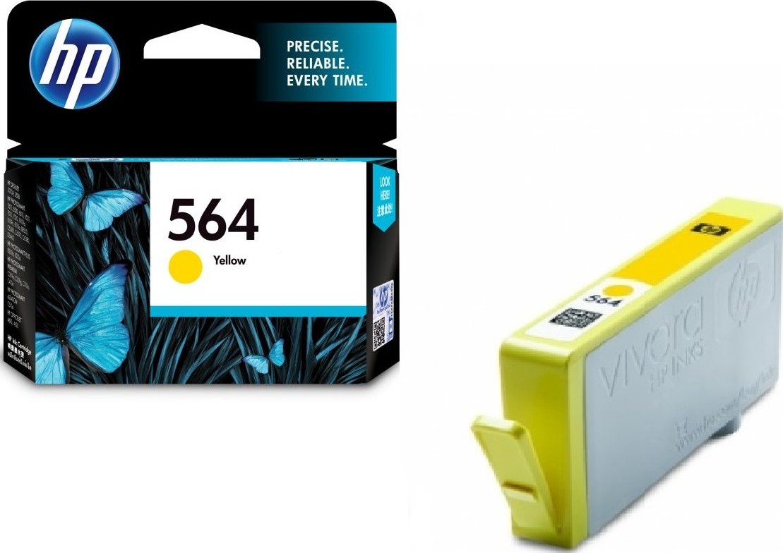 HP 564 Yellow Ink Cartridge HP — view 2