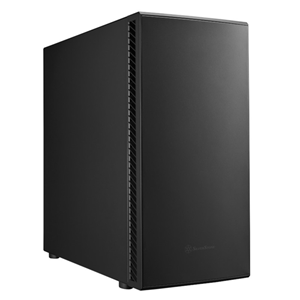 SilverStone SEQ1B SETA Q1 ATX Black Silent MidTower Case SilverStone — view 2