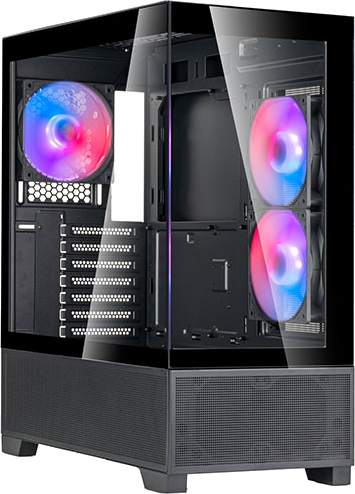 SilverStone LD05 ATX Black Mid Tower Case SilverStone — view 2