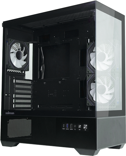 Zalman Chronix Black ATX Mid Tower Case Zalman — view 2