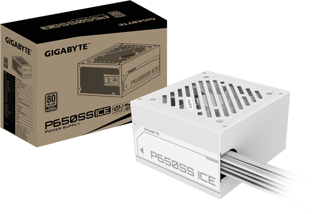 Gigabyte GP-P650SS ICE 650W ATX Silver PSU 3yr wty Gigabyte — view 2