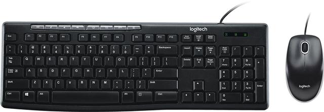 Logitech MK200 Wired USB Keyboard and Mouse Logitech — view 2