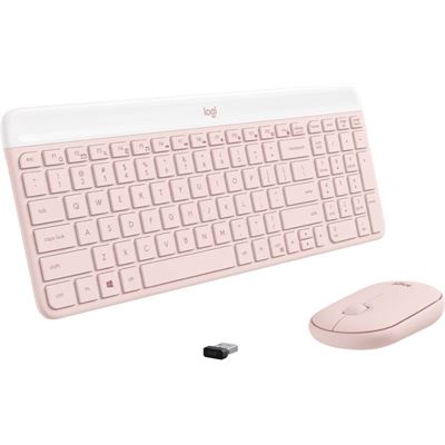 Logitech MK470 Slim Wireless Desktop Kit - Rose Logitech — view 2