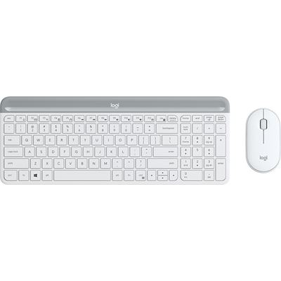 Logitech MK470 Slim W/L Desktop Kit - White Logitech — view 2