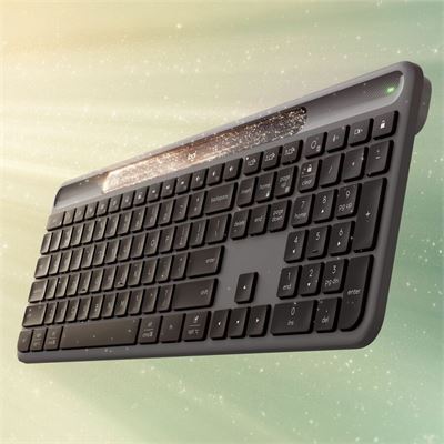 Logitech Signature Slim Solar+ wireless keybaord K980 - Graphite Logitech — view 2