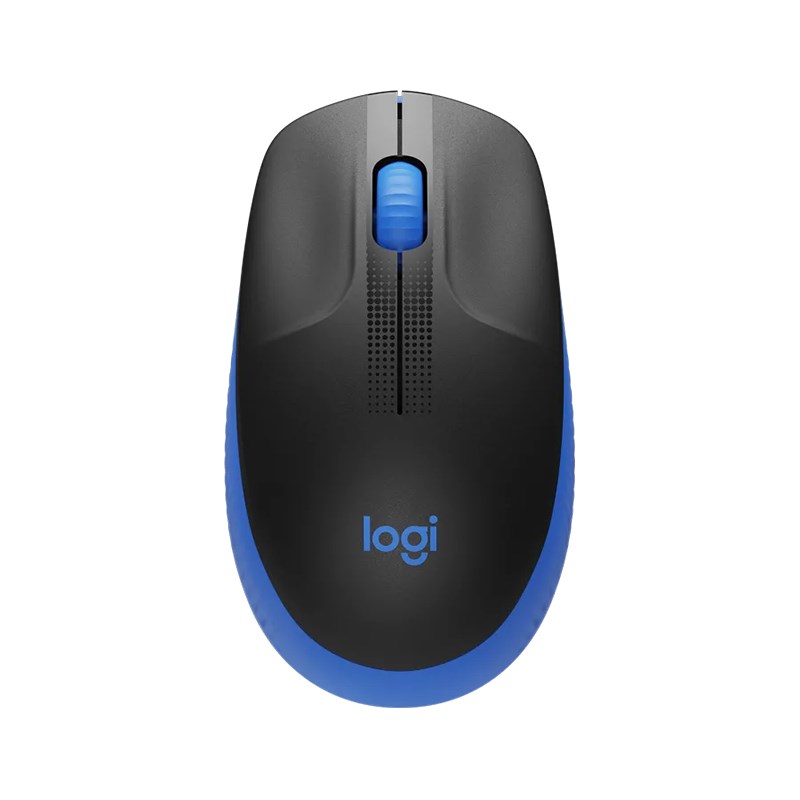 Logitech M190 Full Size Wireless Mouse - Blue Logitech — view 2