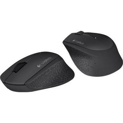 Logitech M280 USB Wireless Full Size Mouse - Black Logitech — view 2