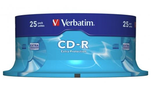 Verbatim CD-R 700MB 52x 25 Pack on Spindle Verbatim — view 2