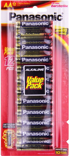 Panasonic AA Alkaline Battery 12 Pack Panasonic — view 2