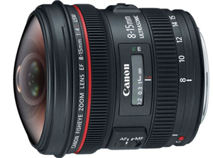 Canon EF 8-15mm f/4L Fisheye USM EF Mount Lens Canon — view 2