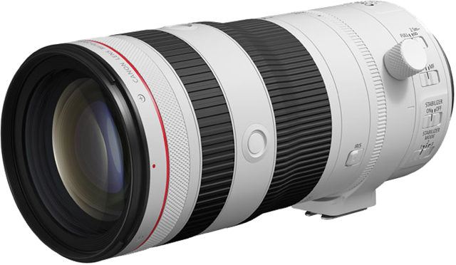 Canon RF 70-200mm f/2.8L IS USM Z RF Mount Lens - White Canon — view 2