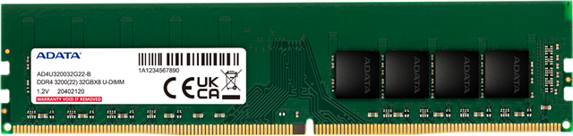 Adata Premier 32GB DDR4 3200 DIMM 2048X8 Lifetime wty Adata — view 2