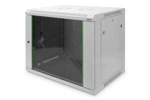 Digitus 12U 19" Wall Mount Server Cabinet 600(w)x450(d)x638(h) Digitus — view 2
