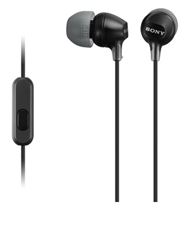 Sony MDREX15APB In Ear Headphone w/Smart Phone Control Black Sony — view 2