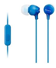 Sony MDREX15APLI In Ear Headphone w/Smart Phone Control Blue Sony — view 2