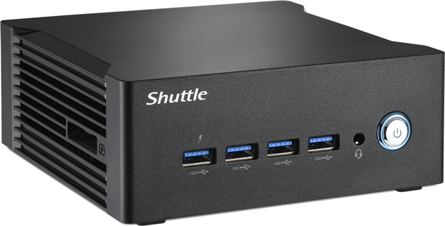 Shuttle NA10H7 Ryzen 7-8845HS DDR5 MINI PC Shuttle — view 2