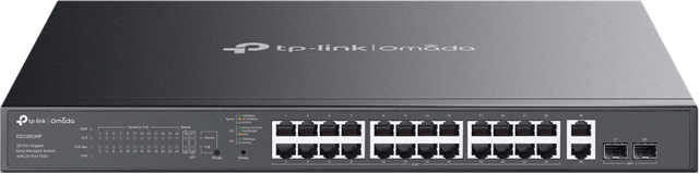 TP-Link ES228GMP Omada SDN 24 Port Gigabit Smart Switch PoE+ TP-Link — view 2