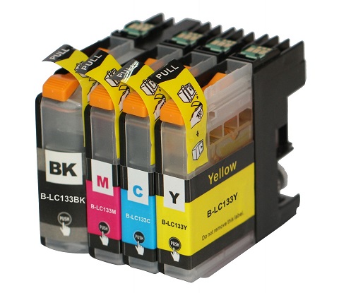 Brother LC133 Yellow Ink Cart Brother — view 2