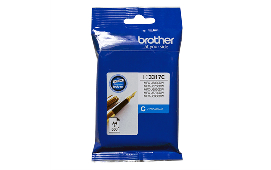Brother LC3317 Cyan Ink Cart Brother — view 2