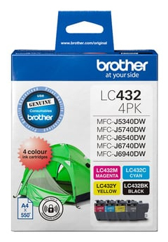 Brother 432 B,C,M,Y pack Brother — view 3