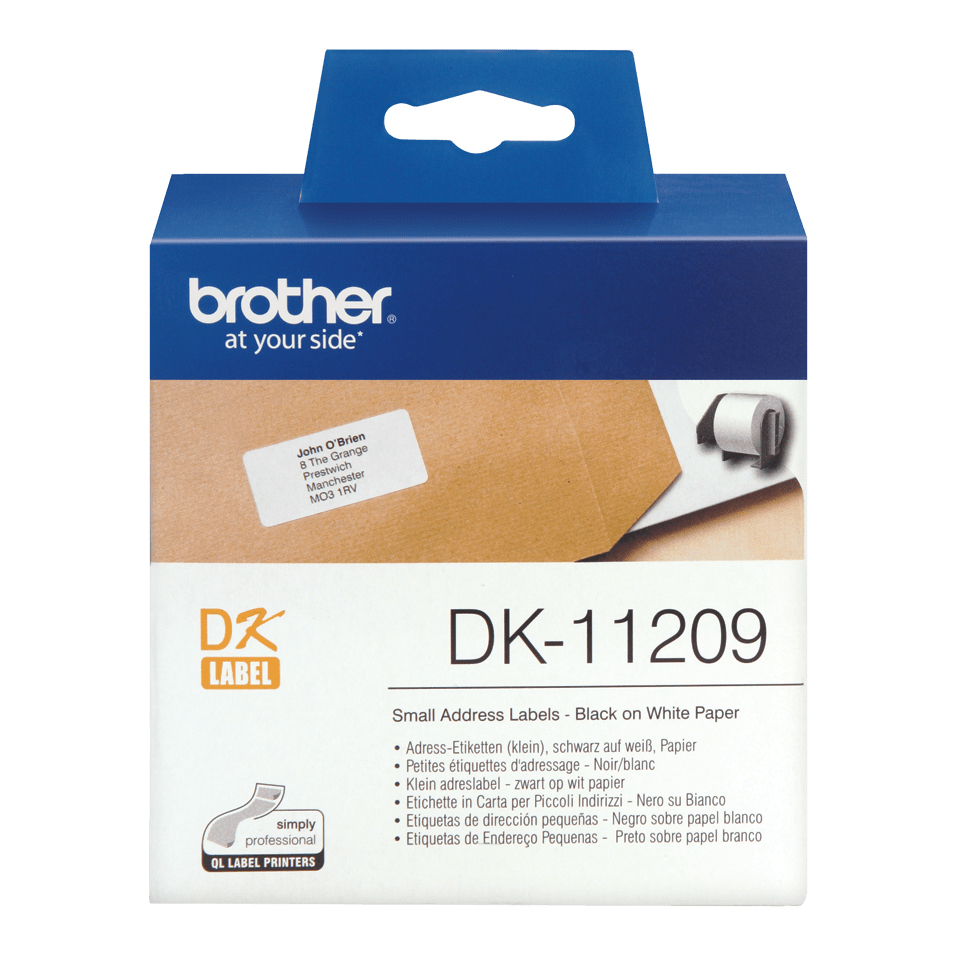 Brother DK11209 White Label Brother — view 4