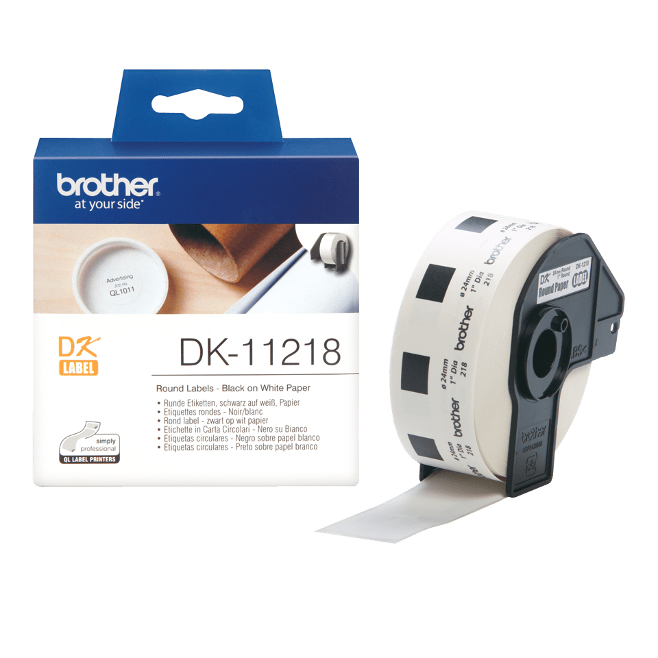 Brother DK11218 White Label Brother — view 2