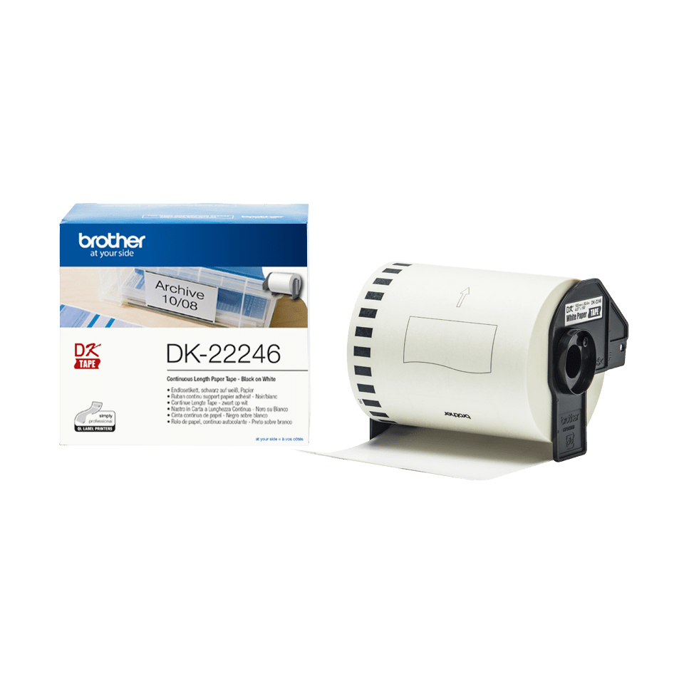 Brother DK22246 White Roll Brother — view 2