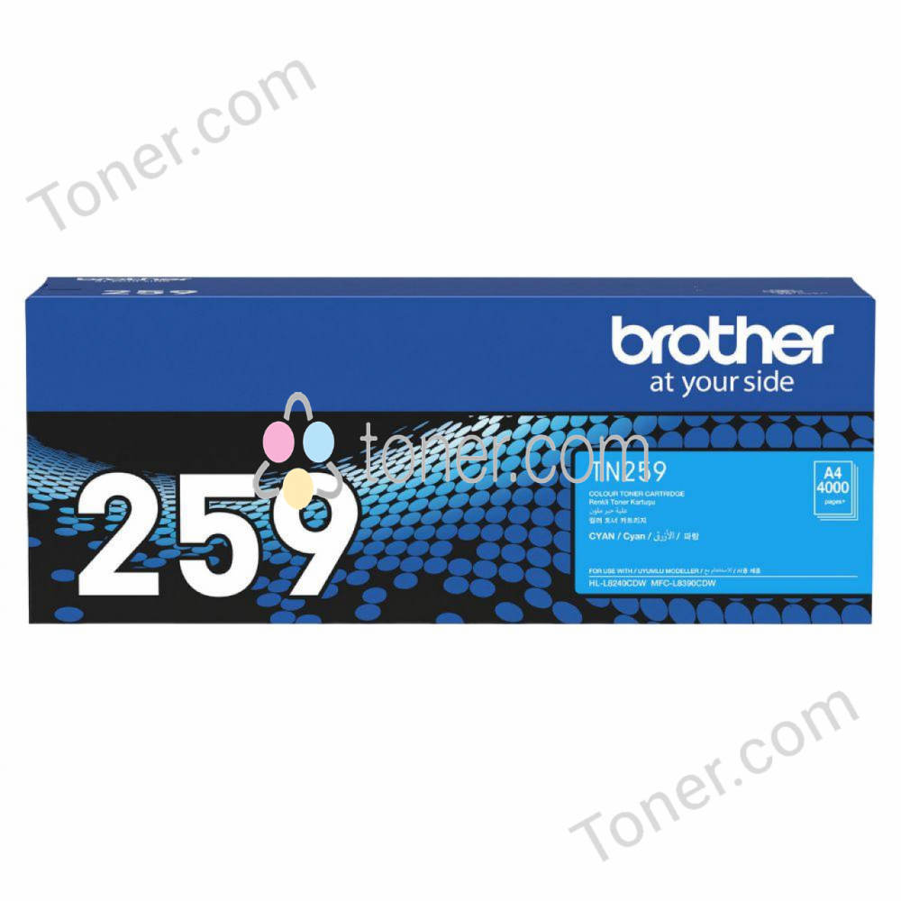 Brother TN259 Cyan Toner Cart Brother — view 2