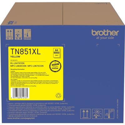 Brother TN851XLY Yellow Toner Brother — view 2