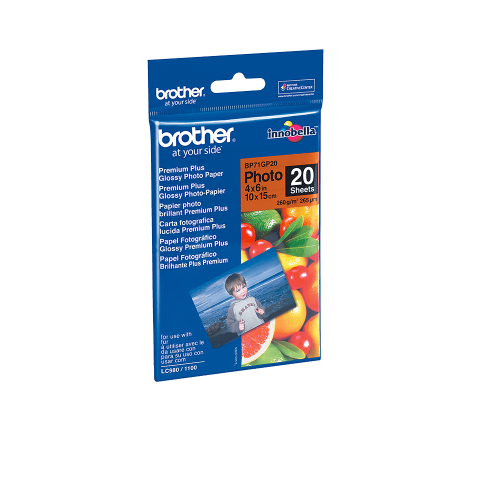 Brother BP71GP20 Glossy Paper Brother — view 2