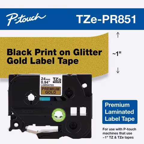 Brother TZePR851 Label Tape Brother — view 2