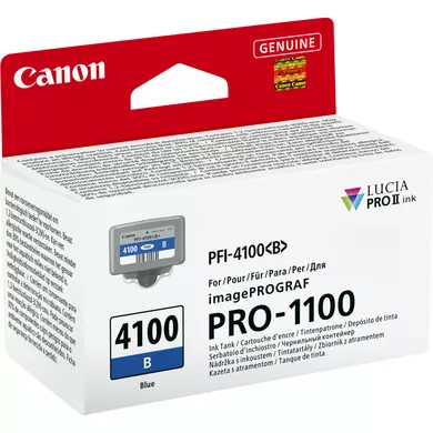 Canon PFI4100 Blue Ink Cart Canon — view 4
