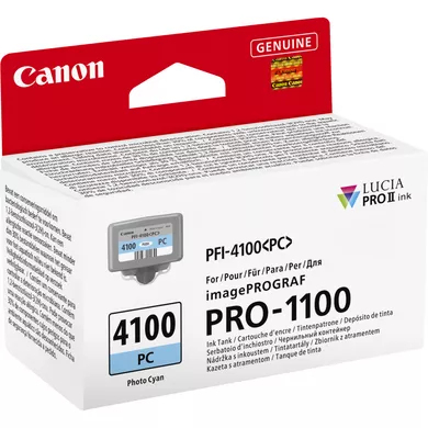 Canon PFI4100 Ph Cyan Ink Cart Canon — view 4
