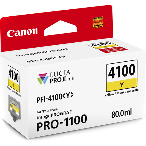 Canon PFI4100 Yellow Ink Cart Canon — view 2
